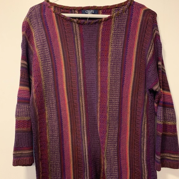 2/$50Chaps By Ralph Lauren Sweater Knit Top Size s - Picture 3 of 5